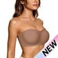 💥Limited Time Offer 50% OFF🥰💞Strapless Push-Up Bra – 360° Non-slip, Wireless & Breathable. 🛡️✨