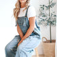 💃Limited time sale 50% OFF💓👖Women's Cute Casual Button Jumpsuit Ripped Denim Overalls