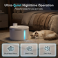 Wireless,  automatic water sensor pet drinking machine for cats and dogs. Continuous circulating fresh water intelligent drinking machine.