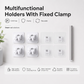 🔥Nail-Free Adjustable Curtain Rod Hooks