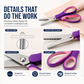 ✂️🧵Zig-Zag Decorative Edge Scissors |  Prevent Your Fabric Edges From Fraying