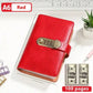 100-Transparent-Pocket Currency Collectors Album, Top-Grade PU Leather, Password Lock, Durable Material, Secure Protection, Large Capacity Storage, High Clarity Transparent Sleeves, Banknote Binder, Gift-Ready Office Accounting Supplies for Gift Use, 100