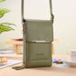 👜  Simple and elegant women's touchscreen crossbody phone wallet