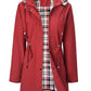 🧥LIMITED TIME 60% OFF🌧️Women's Checkered Lining Waterproof Windbreaker