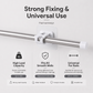🔥Nail-Free Adjustable Curtain Rod Hooks