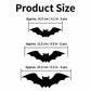 2026 New Halloween 3D Lighted Bats, LED Purple Lighted 3D Bats Halloween Decoration, Upgrade LED Glowing Bat Group Hanging Wall Luminous Glow Clings Multipack