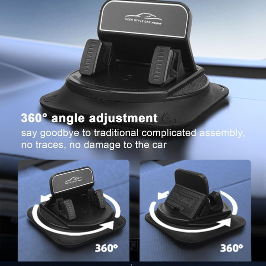 ⏳Limited-time 50% off & Super Fast Delivery⚡Dashboard Phone Holder - Adjustable Holder, Silicone Holder | Adhesive Car Organizer for Horizontal & Vertical Placement 🚗📱