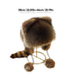 🎅Christmas Gift idea ￡15.99!! 🎁 Raccoon Tail Fur Parent-Child Plush Hat