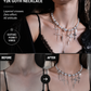 Gothic-style ladies’ pearl necklace