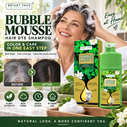 🥳2026 HOT SALE🥳💞50K+ SOLD! 🌿💇‍♀️ Long-Lasting Plant-Based Foam Hair Dye – gentle on sensitive scalps, no harsh chemical smell. Fruity scent lasts 96 hours, colour stays vibrant through more washes. Mess-free foam, easy home use! 🎨✅