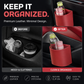 🥳2026 HOT SALE🥳💞50K+ SOLD!🚗🧺 53% OFF! Leather Car Door Cup Holder – Wide‑mouth opening, easy reach for drinks & phone. Clip‑on secure fit. PU leather, tough & stylish. 🛡️✨