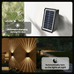 ✨☀️4 LED Solar Colorful Wall Lights Outdoor Light Waterproof