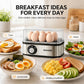 Multifunctional Egg Steamer with Clear Lid