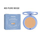 OUHOE Soft Compact Powder Summer Oil Control Flawless Makeup Setting Powder Lightweight With Powder Puff Delivers Matte Even Complexion Cosmeti