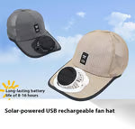 🔥 Hot sale 50% OFF🔥Breathable Baseball Cap with Solar Fan