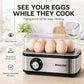 Multifunctional Egg Steamer with Clear Lid