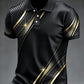 Abstract Print Men's  Shirt, Short Sleeve Slim-Fit Top, Graphic Pattern, Unlined, Plain Surface, Made in Mainland China