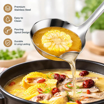 🥄 Save 50%! 🍳 Oil Separator Ladle – Grease remover, strainer & kitchen essential ✨