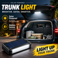 Solar LED trunk lighting for cars – Automatic sensor, wireless, 6 colors, for SUVs and vehicles