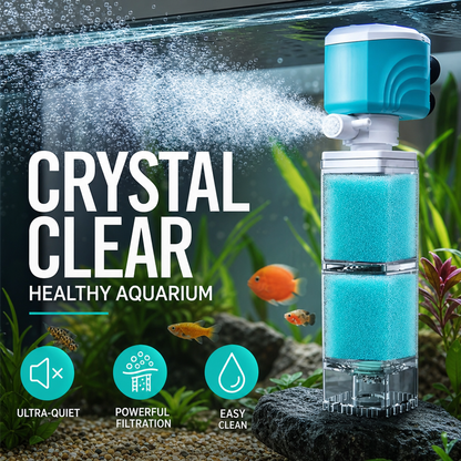💧 Automatic Aquarium Filter System – Cleaner Water & Healthier Fish 🐠✨