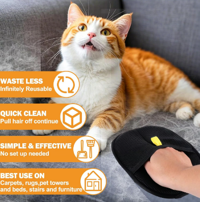 ⏳2026New-Save 50%✨️Pet hair remover Electrostatic gloves