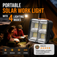 🔥🎁Hot Sale 75% OFF💡Portable Solar Work Light with 4 Lighting Modes
