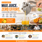 ⚡【Stainless Steel Juicer】— 50% OFF Flash Sale! Blend a “Vitamin Tornado” in 5 Seconds! 🍹🔥