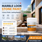 🔥The high-grade marble-like texture is "painted" out-1kg Natural Stone Textured Paint for Exterior Wall