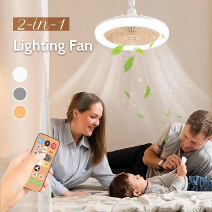 ☀️Summer Picks -🍃Remote Control Aromatherapy Ceiling Fan with Light