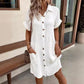 💎LAST DAY SALE ONLY￡14.99!!💎✨Women’s Summer Midi Dress – Breezy, Flattering & Effortlessly Chic! Lightweight Button-Down with Pockets 🇬🇧☀️
