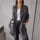 Women’s Faux Denim Comfortable Lapel Coat Shirt