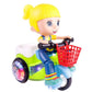 Stunt Tricycle for Kids: Music, Lights, 360° Rotation