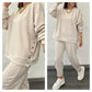 💕HOT SALE 49% OFF💕Women’s Trendy Solid Color Two-Piece Set Top & Pants