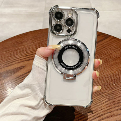 🔥Limited Time 40% OFF🔥Magnetic Lens Protective Phone Case with Stand