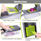 🎁 66% OFF!!! 🧑‍🍳Multi-Knife™ | Multi-function vegetable cutter | 16-piece set🥗