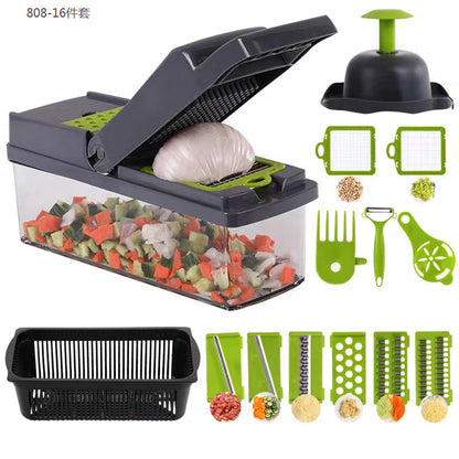 🎁 66% OFF!!! 🧑‍🍳Multi-Knife™ | Multi-function vegetable cutter | 16-piece set🥗