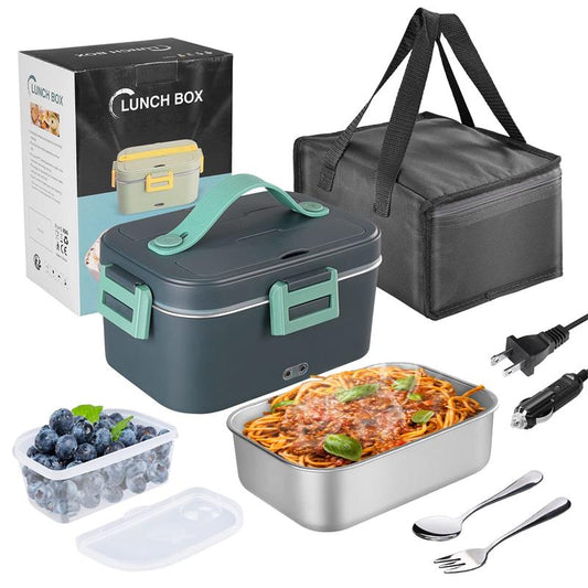 🔥🎁New arrival 50% OFF💥Electric Heated Lunch Box for Car truck and Home-304 Stainless Steel/1.8 L