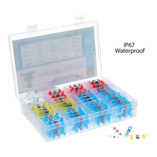 Haisstronica Solder-seal wire connectors – Waterproof heat-shrink connectors with self-soldering function