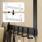 No-Drill Over-Door Hook Rack