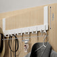 No-Drill Over-Door Hook Rack