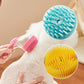 🌿 Pet Bath Brush – Long Handle, Shampoo Dispenser, 2 Bristle Types, Easy Grip 🧴
