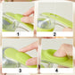 🌿 Pet Bath Brush – Long Handle, Shampoo Dispenser, 2 Bristle Types, Easy Grip 🧴