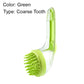 🌿 Pet Bath Brush – Long Handle, Shampoo Dispenser, 2 Bristle Types, Easy Grip 🧴