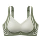 ✨Color-Blocked Non-Marking Gathered Push-Up Bra