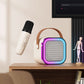 👍Gift Game Changer&Social Scene Stealer🎁Mini Karaoke Machine with Wireless Microphones