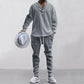💥Arrived Today-SAVE60%💥Men's 2-Piece V-Neck Baggy Sweatshirt & Joggers Set