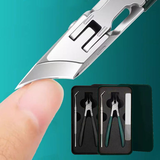 🔥Last Day 50% OFF🔥Anti-Splash 25° Slant Edge Nail Clipper 3-Piece Set