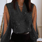 🌸50% OFF NOW! ✨V-Neck Breathable Sheer Long Sleeve Top