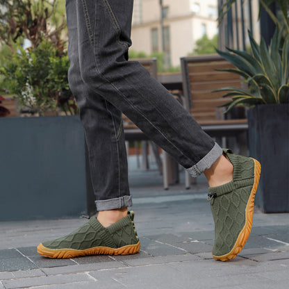 Non Slip Quick-Drying Slip On Knitted Sneakers