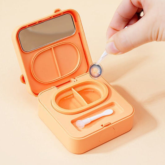 Portable Contact Lens Cleaner Machine with Mirror